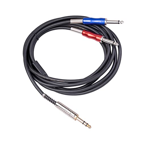 LIOOBO Audiokabel Dual Mono zu Stereo Adapterkabel für Gitarre und Audio Geräte Flexibel Langlebig Goldbeschichteter Stecker für Optimale Klangqualität LIOOBO Audiokabel Dual Mono zu Stereo Adapterkabel für Gitarre und Audio Geräte Flexibel Langlebig Goldbeschichteter Stecker für Optimale Klangqualität von LIOOBO