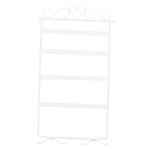 LIOOBO Eisen Ohrringständer Schmuckhalter Ohrstecker Anhänger Organizer Weiß Stabiler Schmuckhalter für Desktop Aufbewahrung und Entwirrung von Langen Ohrringen LIOOBO Eisen Ohrringständer Schmuckhalter Ohrstecker Anhänger Organizer Weiß Stabiler Schmuckhalter für Desktop Aufbewahrung und Entwirrung von Langen Ohrringen von LIOOBO