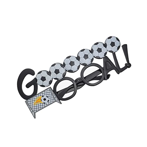 LIOOBO Fußball Wm Brille Lustige Partybrille für Fußballfans Hochwertige Brille für Spiele Festivals und Fotorequisiten Deko für Geburtstagsfeiern und Karneval von LIOOBO