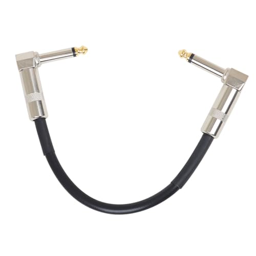 LIOOBO Gitarreneffekt Kabel Metallstecker Robustes Patchkabel PVC Material Langlebig Leicht Tragbar für Gitarrenpedale und Effektgeräte LIOOBO Gitarreneffekt Kabel Metallstecker Robustes Patchkabel PVC Material Langlebig Leicht Tragbar für Gitarrenpedale und Effektgeräte von LIOOBO