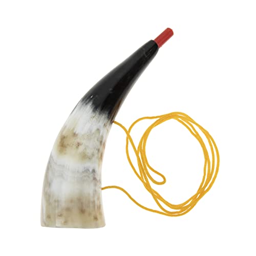 LIOOBO Horn Spielzeug für Kinder Tragbares Jubelhorn für Sport Events Outdoor Partys Ochsenhorn mit Schlüsselband von LIOOBO