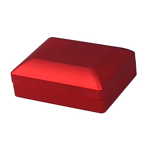 LIOOBO LED Schmuckbox mit LED Beleuchtung Aufbewahrung für und Anhänger Rot mit Innenspotlights für Strahlende Präsentation Langlebig und für und Besondere Anlässe LIOOBO LED Schmuckbox mit LED Beleuchtung Aufbewahrung für und Anhänger Rot mit Innenspotlights für Strahlende Präsentation Langlebig und für und Besondere Anlässe von LIOOBO