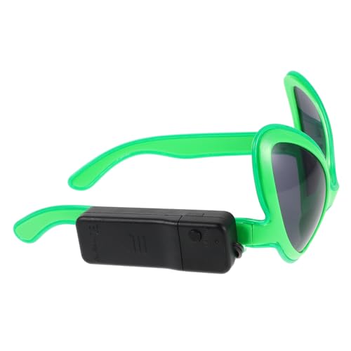 LIOOBO Sonnenbrille Lustige LED Partybrille Im Dunkeln Leuchtende Sonnenbrille Für Erwachsene Für Halloween Festivals Und Feiern Drinnen Und Draußen von LIOOBO
