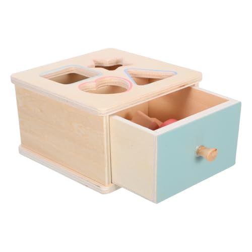LIOOBO Sortierbox Zum Zuordnen Von Farben Und Formen Montessori-holzspielzeug Farbzuordnungs-puzzlespielzeug Sortier Und Zuordnungsspielzeug Lernspielzeug Für Junge Mädchen von LIOOBO