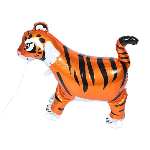 LIOOBO Witziger Tigerballon mit Rädern Selbststehendes Aufblasbares Tier für Kindergeburtstagsfeiern Lebendige Deko für Tiger Themenpartys Sicher und Leicht Transportierbar LIOOBO Witziger Tigerballon mit Rädern Selbststehendes Aufblasbares Tier für Kindergeburtstagsfeiern Lebendige Deko für Tiger Themenpartys Sicher und Leicht Transportierbar von LIOOBO