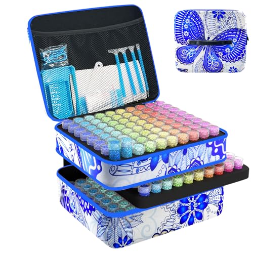LIRUNQIU Diamond Painting Zubehör Boxen, 240 Stück Diamant Painting Aufbewahrungsbox Kits für Diamond Painting Bilder Samen Schmuck Strass Perlen DIY Handwerk LIRUNQIU Diamond Painting Zubehör Boxen, 240 Stück Diamant Painting Aufbewahrungsbox Kits für Diamond Painting Bilder Samen Schmuck Strass Perlen DIY Handwerk von LIRUNQIU
