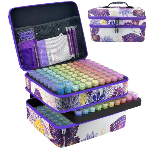LIRUNQIU Diamond Painting Zubehör Boxen, 240 Stück Diamant Painting Aufbewahrungsbox Kits für Diamond Painting Bilder Samen Schmuck Strass Perlen DIY Handwerk LIRUNQIU Diamond Painting Zubehör Boxen, 240 Stück Diamant Painting Aufbewahrungsbox Kits für Diamond Painting Bilder Samen Schmuck Strass Perlen DIY Handwerk von LIRUNQIU