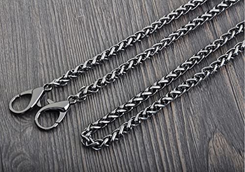 LISYANG 40 - 160 cm Gold/Silber/GunBlack/Bronze 5 mm Metall-Ersatz-Kette, Schultergurt für Cluth-Tasche, kleiner Handtaschengriff von LISYANG