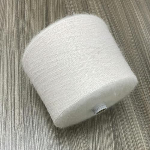 LIUBI 500 g weißes, weiches Plüschgarn aus feiner Wolle und Mohair zum Stricken, Baby, Bio, Handhäkeln, Stricken, Nähen, Weben, dünner Faden LIUBI 500 g weißes, weiches Plüschgarn aus feiner Wolle und Mohair zum Stricken, Baby, Bio, Handhäkeln, Stricken, Nähen, Weben, dünner Faden von LIUBI