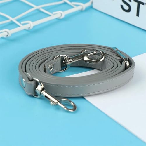 Taschengurt PU-Leder Umhängetaschengurt Taschengriffe DIY Ersatz Geldbeutelgriff Silber für Handtaschengürtel Gurttasche 120cm Taschengurt PU-Leder Umhängetaschengurt Taschengriffe DIY Ersatz Geldbeutelgriff Silber für Handtaschengürtel Gurttasche 120cm von LIUBI
