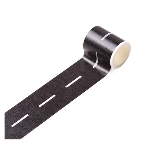 LIUCH 1 Stück 5 m Eisenbahnzug-Kurven-Design Papier-Washi-Klebeband DIY Straßenverkehrs-Klebeband Scrapbooking Aufkleber Label Masking Tape(Highway) von LIUCH