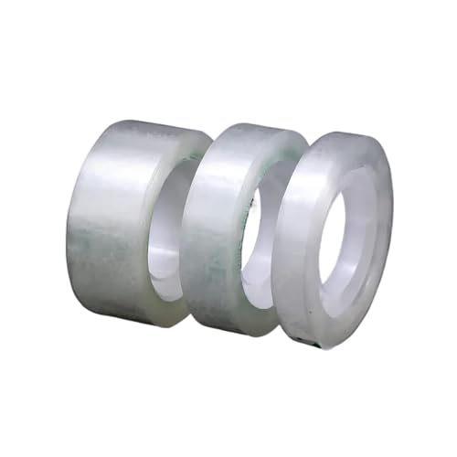 LIUCH 10/5/1 Rollen Premium Transparent Tape 0,8 cm 1,2 cm 1,8 cm Multifunktionales Klebeband mit hoher Viskosität for Geschenkverpackungen(0.8cm 5PCS) von LIUCH