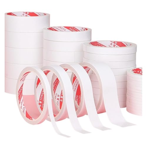 LIUCH 10/50 m gewöhnliches doppelseitiges Klebeband Home Office Student Schreibwaren handgefertigt ultradünne feste Posterwandwerbung transparent(15M_0.15MM_80MM) von LIUCH