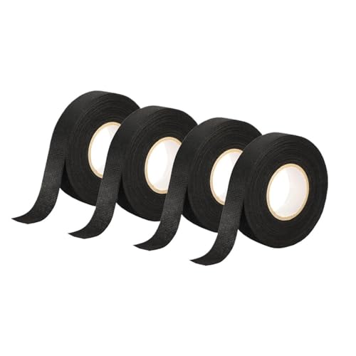 LIUCH 15/25M Kabelbaum-Klebeband for die Automobilindustrie, hoch geräuschbeständiges, hitzebeständiges Isolierband for Umwickeln von Kabeln(4pcs,25M(82.02FT)_32MM) von LIUCH