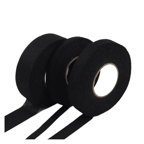 LIUCH 15m Klebeband Auto Motorraum Auto Mit Hoher Temperaturbeständigkeit Isolierung Flammschutzmittel Samt Isolierband Tuch(15M_19MM) von LIUCH