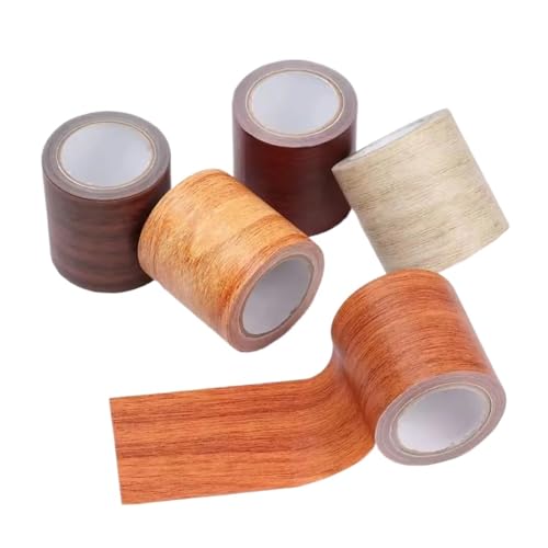 LIUCH 4,5 m/Rolle Realistische Holzmaserung Reparatur Klebeband Boden Möbel Renovierung Sockel Linie Aufkleber Hause Dekoration(E) von LIUCH