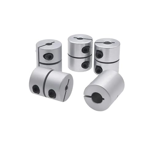 LIUCH D20L25 starre Wellenkupplung 3D-Druckerteil Aluminiumlegierung Bleischraube Kupplung 4/5/6/6.35/7/8 für Schritt-Servomotor-Zubehör(8x8) von LIUCH
