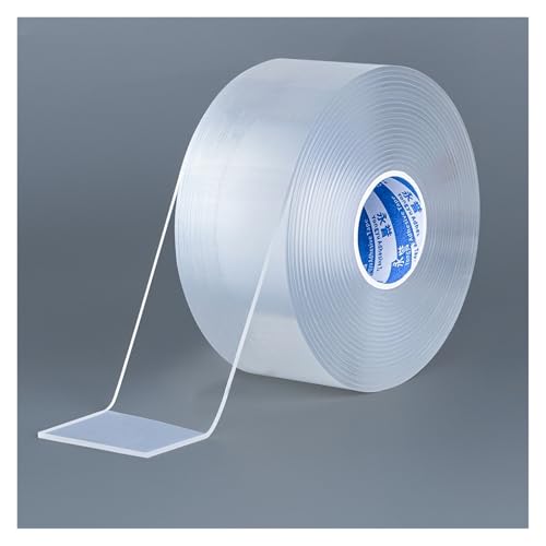 LIUCH Doppelseitiges Klebeband, strapazierfähig, extra großes doppelseitiges Nano-Klebeband, transparentes Montageband, Klebestreifen for Aufhängen von Bildern(10M_0.4MM_5MM) von LIUCH