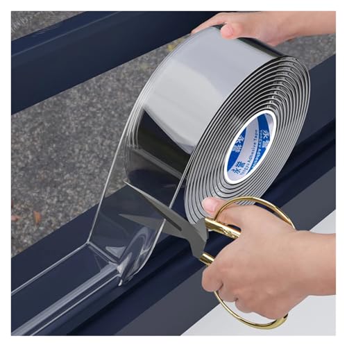 LIUCH Doppelseitiges Nano-Klebeband mit hoher Viskosität, entfernbar, wasserdicht, spurlos, wiederverwendbar, selbstklebende Streifen, waschbar, transparentes Klebeband(5M_2MM_40MM) von LIUCH
