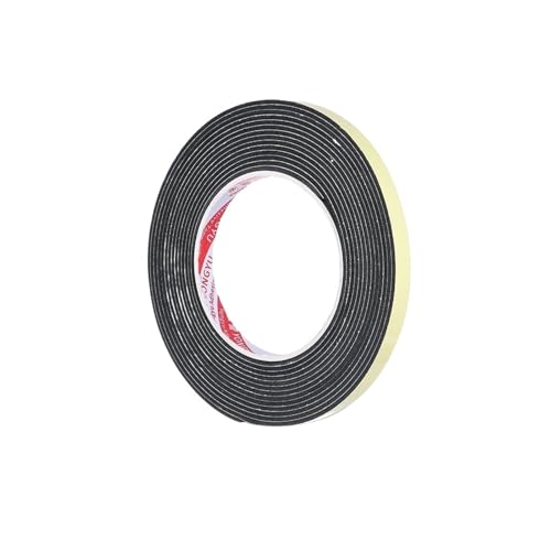 LIUCH EVA-Schwamm, einseitiges Klebeband, stoßfester Schaumstoff-Dichtungsstreifen, 10–30 mm, Auto-Schaumstoffpolster, Schallschutzpuffer, Antikollisions-Schaumstoffband(Silver) von LIUCH