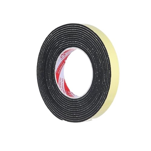 LIUCH EVA-Schwamm, einseitiges Klebeband, stoßfester Schaumstoff-Dichtungsstreifen, 10–30 mm, Auto-Schaumstoffpolster, Schallschutzpuffer, Antikollisions-Schaumstoffband(Yellow) von LIUCH