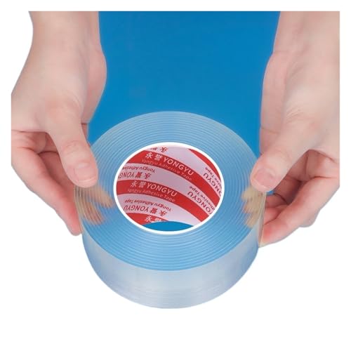 LIUCH Einseitiges Nano-Klebeband, transparent, schimmelhemmend, wasserdicht, Acryl-Klebeband, wiederverwendbar, abwaschbar, Klebebänder, Küchen- und Badezimmerzubehör(10M_20MM) von LIUCH