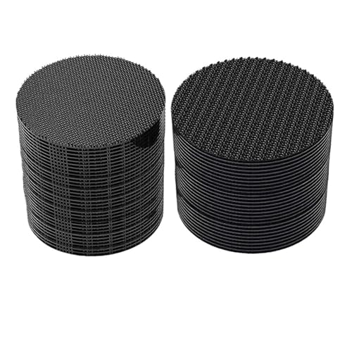 LIUCH Extra Starkes Doppelseitiges Klebeband Autofußmatten Selbstklebender Klettverschluss Selbstklebende Teppichverschlüsse DIY(Round,50 sets) von LIUCH