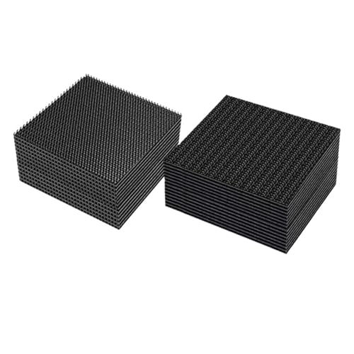 LIUCH Extra Starkes Doppelseitiges Klebeband Autofußmatten Selbstklebender Klettverschluss Selbstklebende Teppichverschlüsse DIY(Square,50 sets) von LIUCH