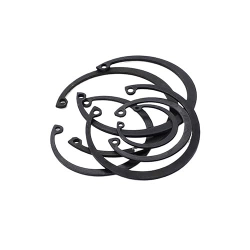 LIUCH M6M7 M8 M9 M10 M11 M12 M13~M80 Sicherungsring aus 65Mn Manganstahl for Loch Schwarzer C-Typ Innenhaltering Schnappschnalle Elastische Klemme(M7-30pcs) von LIUCH