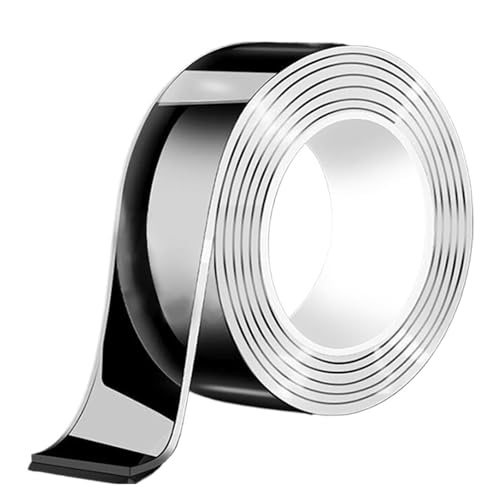 LIUCH Nano Doppelseitiges Klebeband Extra Stark Wasserdicht Transparent Spurlos Verdickt Wiederverwendbar(20M_2MM_50MM) von LIUCH