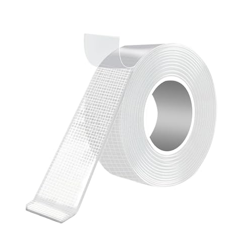 LIUCH Nano Tape Extra Starkes doppelseitiges Klebeband, strapazierfähig, entfernbar, wasserdicht, superstarkes Montageband for Wände und Poster(B-performance,79IN-2M_0.04IN-1MM_0.79IN-20MM) von LIUCH