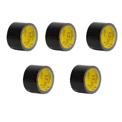 LIUCH Schwarzes selbstklebendes Gewebe-Klebeband, Reparatur von Elektrofahrradsitzen, Planenreparatur, blockiert Wasser und hinterlässt keinen Kleber, 1 Rolle(5rolls-black-45mm) von LIUCH