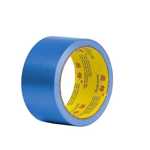 LIUCH Schwarzes selbstklebendes Gewebe-Klebeband, Reparatur von Elektrofahrradsitzen, Planenreparatur, blockiert Wasser und hinterlässt keinen Kleber, 1 Rolle(Blue-width45mm) von LIUCH