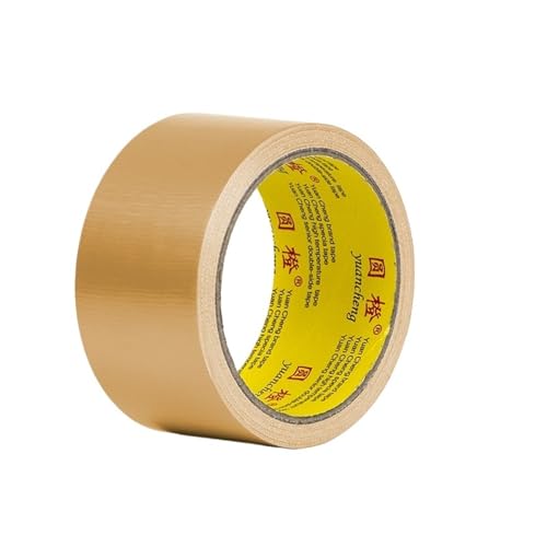 LIUCH Schwarzes selbstklebendes Gewebe-Klebeband, Reparatur von Elektrofahrradsitzen, Planenreparatur, blockiert Wasser und hinterlässt keinen Kleber, 1 Rolle(Brown-width45mm) von LIUCH