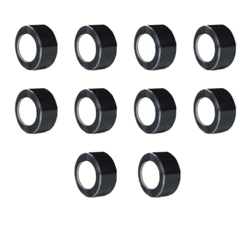 LIUCH Schwarzes selbstklebendes wasserdichtes Klebeband, undurchlässig, leckstoppend, wasserstoppend, Reparatur, wasserdichtes Dichtungsband(10rolls-black,1.5M_25MM) von LIUCH