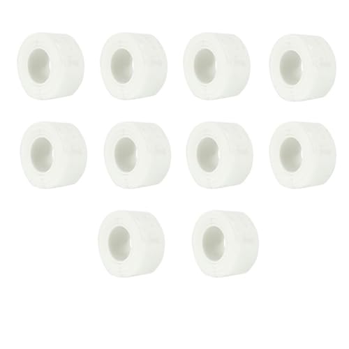 LIUCH Schwarzes selbstklebendes wasserdichtes Klebeband, undurchlässig, leckstoppend, wasserstoppend, Reparatur, wasserdichtes Dichtungsband(10rolls-white,1.5M_25MM) von LIUCH