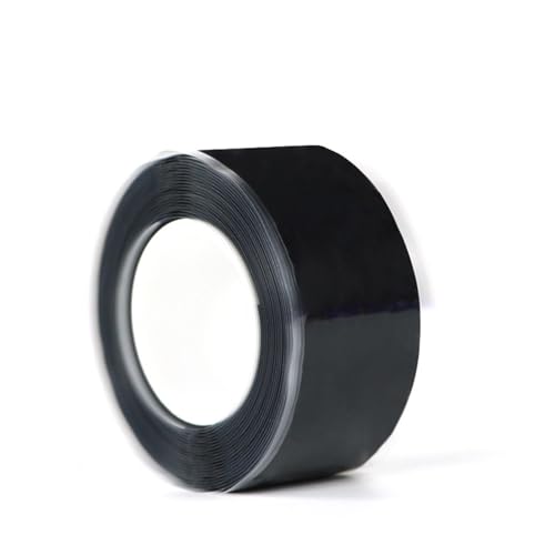 LIUCH Schwarzes selbstklebendes wasserdichtes Klebeband, undurchlässig, leckstoppend, wasserstoppend, Reparatur, wasserdichtes Dichtungsband(1rolls-black,1.5M_25MM) von LIUCH
