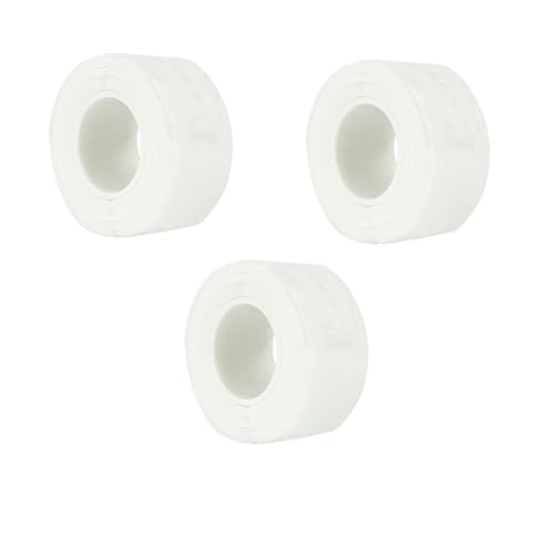 LIUCH Schwarzes selbstklebendes wasserdichtes Klebeband, undurchlässig, leckstoppend, wasserstoppend, Reparatur, wasserdichtes Dichtungsband(3rolls-white,3M_25MM) von LIUCH