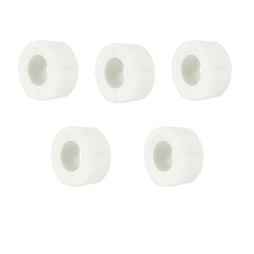 LIUCH Schwarzes selbstklebendes wasserdichtes Klebeband, undurchlässig, leckstoppend, wasserstoppend, Reparatur, wasserdichtes Dichtungsband(5rolls-white,1.5M_25MM) von LIUCH