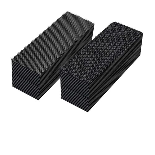 LIUCH Sehr starkes Klebeband, selbstklebend, doppelseitig, Klebeband, Super-Klettverschlussband(Rectangle- 16x70mm,10pcs) von LIUCH