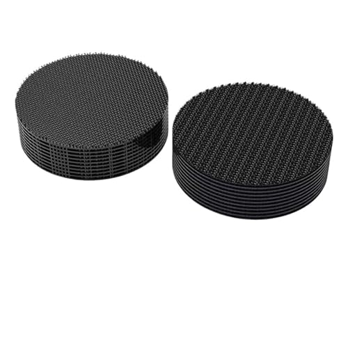 LIUCH Sehr starkes Klebeband, selbstklebend, doppelseitig, Klebeband, Super-Klettverschlussband(Round 5x5,40pcs) von LIUCH