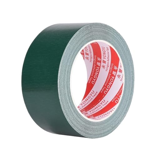 LIUCH Starkes Gewebe-Klebeband, wasserdichtes Reparaturband for Zelte, Gepäck, spurlose Bündelklebebänder, Teppich-fixiertes beschreibbares Spezialband(Green tape,10M_25MM) von LIUCH