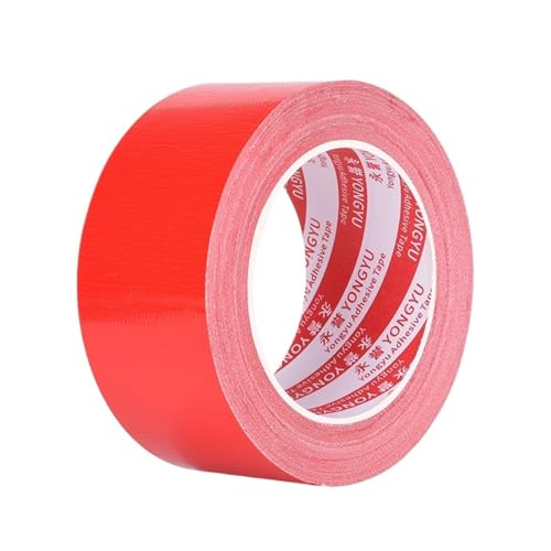 LIUCH Starkes Gewebe-Klebeband, wasserdichtes Reparaturband for Zelte, Gepäck, spurlose Bündelklebebänder, Teppich-fixiertes beschreibbares Spezialband(Red tape,10M_25MM) von LIUCH