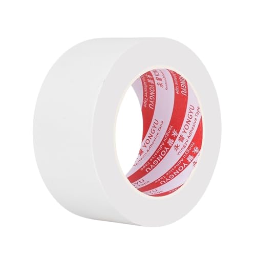 LIUCH Starkes Gewebe-Klebeband, wasserdichtes Reparaturband for Zelte, Gepäck, spurlose Bündelklebebänder, Teppich-fixiertes beschreibbares Spezialband(White tape,10M_20MM) von LIUCH