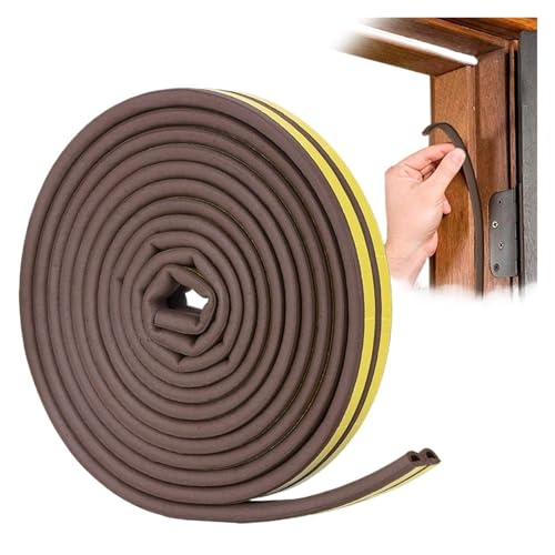 LIUCH Türisolierung Dichtungsstreifen Klebeband Selbstklebend Akustische Gummischaum Dichtungsstreifen Fenster Sound Draft Stopper Dichtungsstreifen(Grey,5M_P) von LIUCH