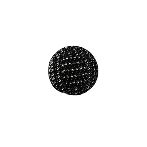 KnöPfe 10 Stück 15/20/25 mm Vintage gewebte Metallknöpfe for Nähen Schwarz Gold Dekorative Knöpfe Kleidung Mode Jackenknöpfe(Noir,15mm-10pcs) von LIUCHUCHU
