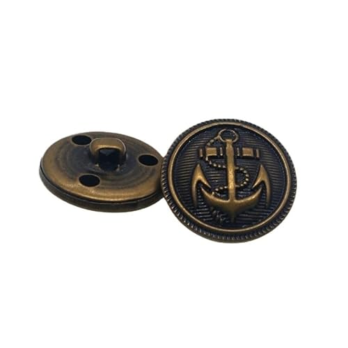 KnöPfe 10 Stück 23mm Metallknöpfe Kupfer Leder Abzug Mode Mantelknöpfe Freizeitanzugknöpfe Nähzubehör KnöPfe 10 Stück 23mm Metallknöpfe Kupfer Leder Abzug Mode Mantelknöpfe Freizeitanzugknöpfe Nähzubehör von LIUCHUCHU