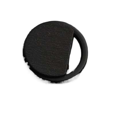 KnöPfe 6 Teile/los 15-25mm Metall Matt Tasten frauen Anzug Jacken Runde Ärmeln Hosen Bekleidung(Noir,25mm) von LIUCHUCHU