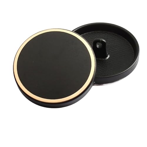 KnöPfe Gold Schwarz Metall Knöpfe for Kleidung 6PCS 18MM-27MM Handwerk Handarbeiten Nähen(3,27MM 6PCS) von LIUCHUCHU