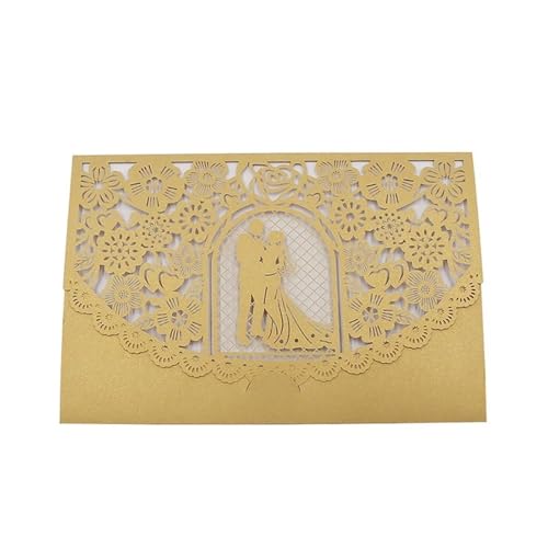 10 STÜCKE Hochzeitseinladungskarte Abdeckung Perlenpapier Lasergeschnittene Einladungskarten for Braut und Bräutigam Hochzeitstag Party Supplies Geeignet für Hochzeiten, Partys, Abschlussfeiern(Khaki) 10 STÜCKE Hochzeitseinladungskarte Abdeckung Perlenpapier Lasergeschnittene Einladungskarten for Braut und Bräutigam Hochzeitstag Party Supplies Geeignet für Hochzeiten, Partys, Abschlussfeiern(Khaki) von LIUHLFSR